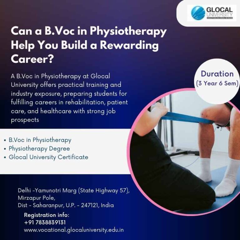 B.Voc in Physiotherapy