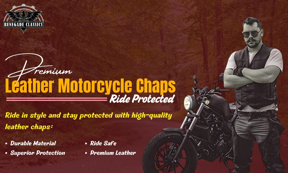 Leather Motorcycle Chaps